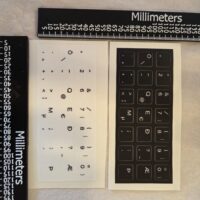 Icelandic Keyboard layout stickers